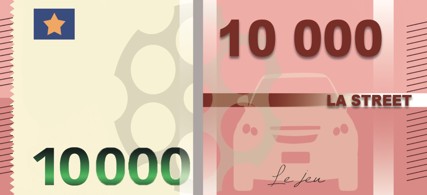 Billet La Street 10 000 euros
