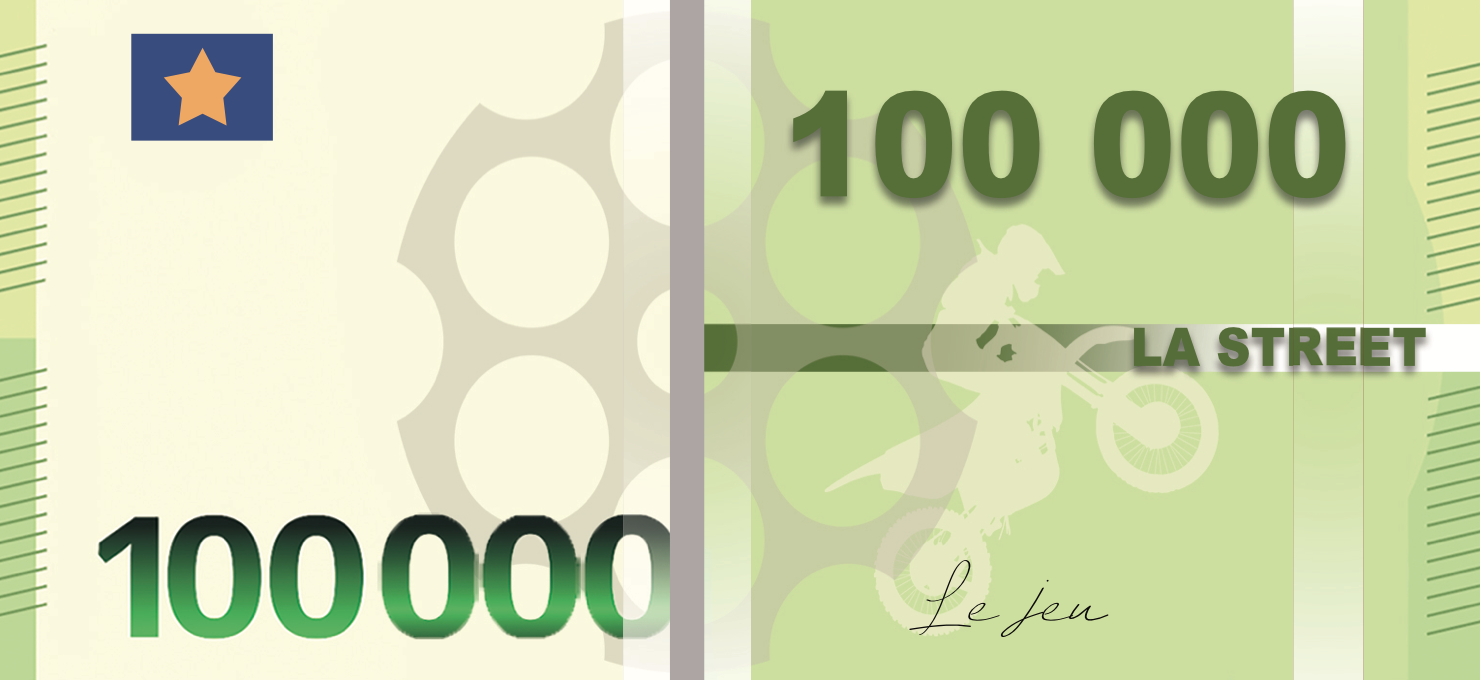 Billet La Street 100 000 euros