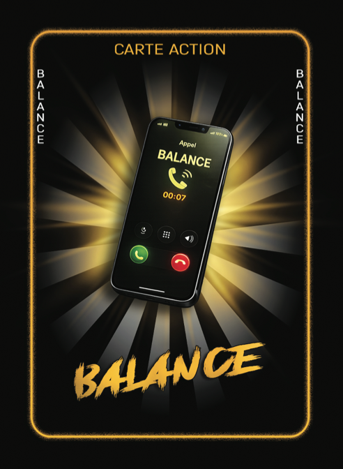 Carte Action Balance